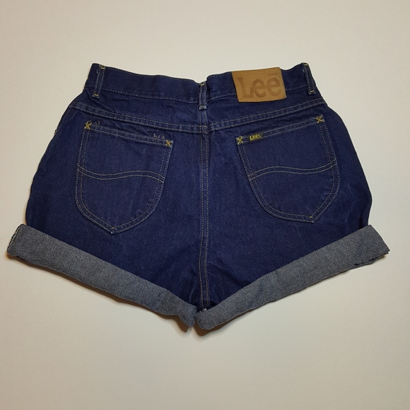 Vintage Lee High Waist Cutoff Jean Shorts - Picture 5 of 8
